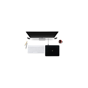 Беспроводное зарядное устройство + коврик для мышки Polo Mouse Pad Mix Wireless Charger черное