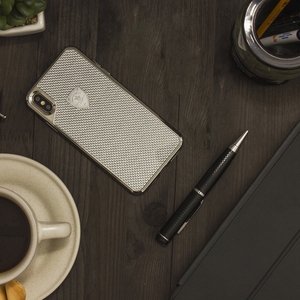 Чохол Polo Rev сріблястий для iPhone XS Max