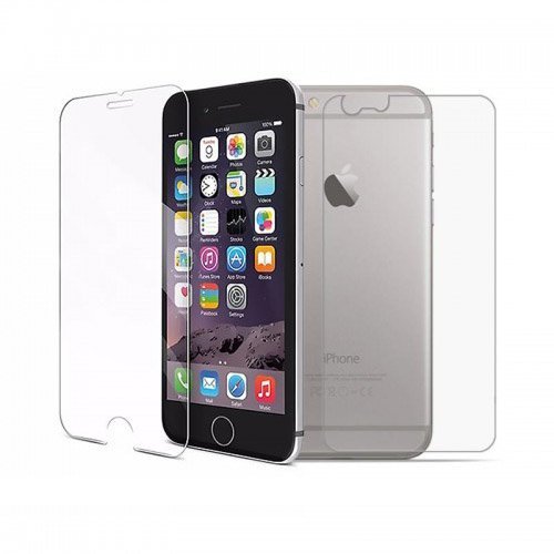 Защитное стекло (для экрана) + защитная пленка (на заднюю панель) PRO explosion-proof глянцевое для iPhone 6/6S
