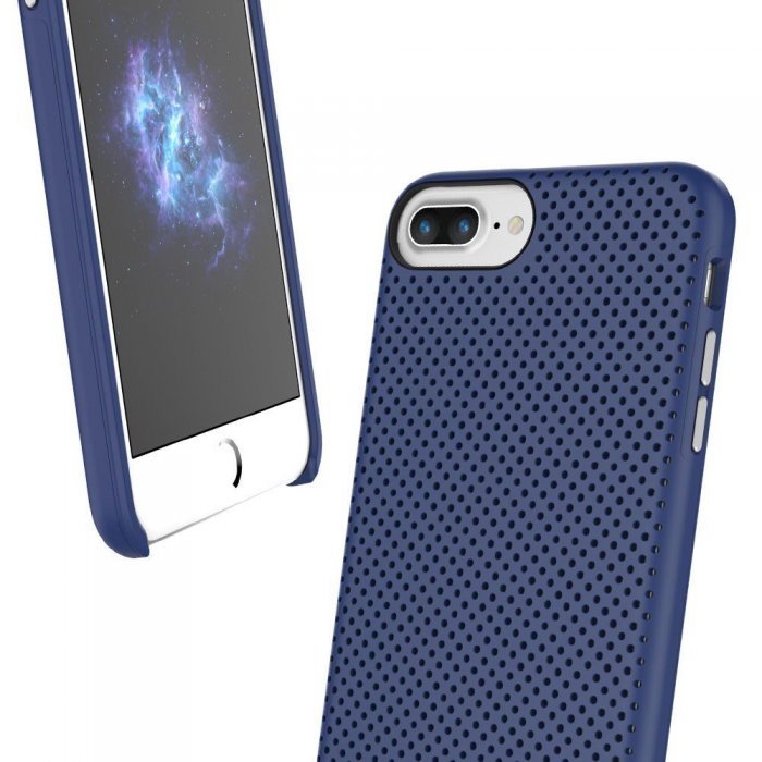 Перфорированный чехол Prodigee Breeze синий для iPhone 8 Plus/7 Plus Перфорированный чехол Prodigee Breeze синий для iPhone 8 Plus/7 Plus