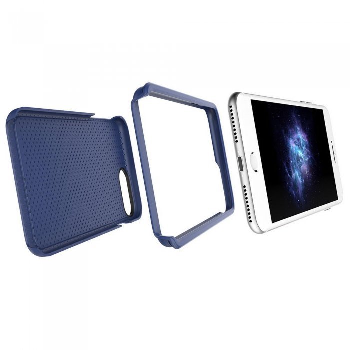 Перфорированный чехол Prodigee Breeze синий для iPhone 8 Plus/7 Plus Перфорированный чехол Prodigee Breeze синий для iPhone 8 Plus/7 Plus