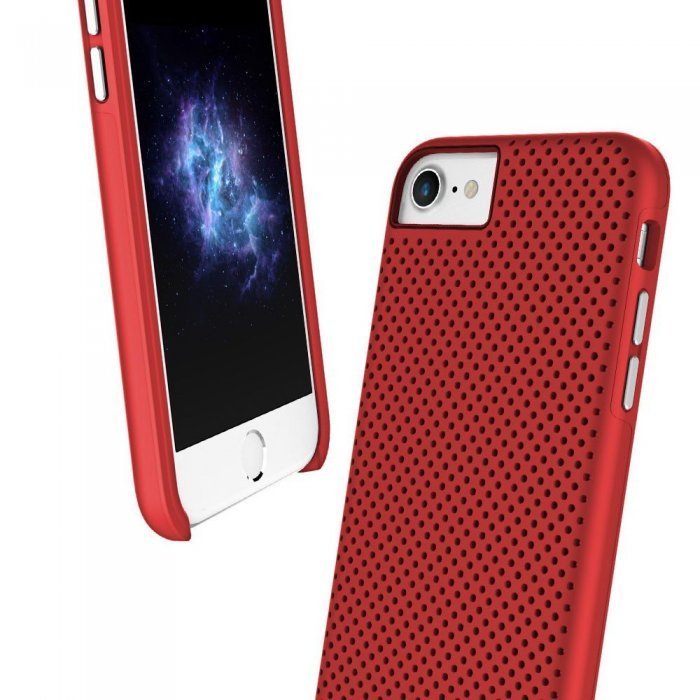Перфорированный чехол Prodigee Breeze красный для iPhone 8/7 Перфорированный чехол Prodigee Breeze красный для iPhone 8/7
