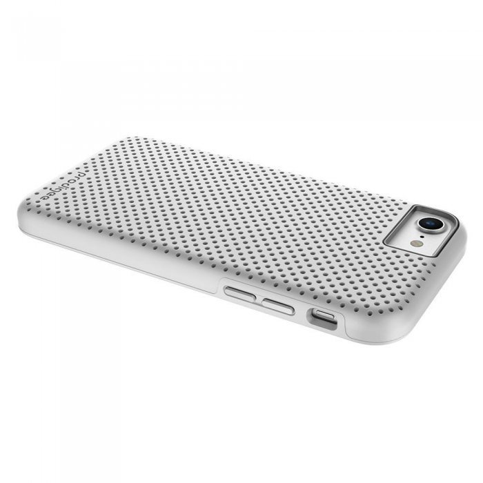 Перфорированный чехол Prodigee Breeze серебристый для iPhone 8/7 Перфорированный чехол Prodigee Breeze серебристый для iPhone 8/7