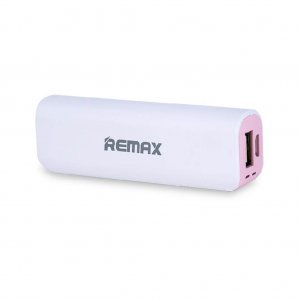Зовнішній акумулятор Remax Mini White Power Bank 2600мАч рожевий