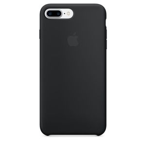 Силиконовый чехол черный для iPhone 8 Plus/7 Plus