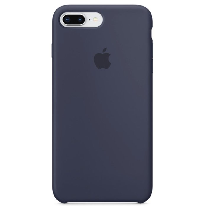 Силиконовый чехол темно-синий для iPhone 8 Plus/7 Plus