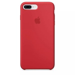 Силіконовий червоний чохол для iPhone 8 Plus/7 Plus