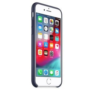 Силиконовый чехол темно-синий для iPhone 8/7/SE 2020
