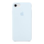 Силиконовый чехол небесный синий для iPhone 8/7/SE 2020
