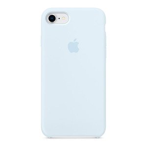 Силиконовый чехол небесный синий для iPhone 8/7/SE 2020