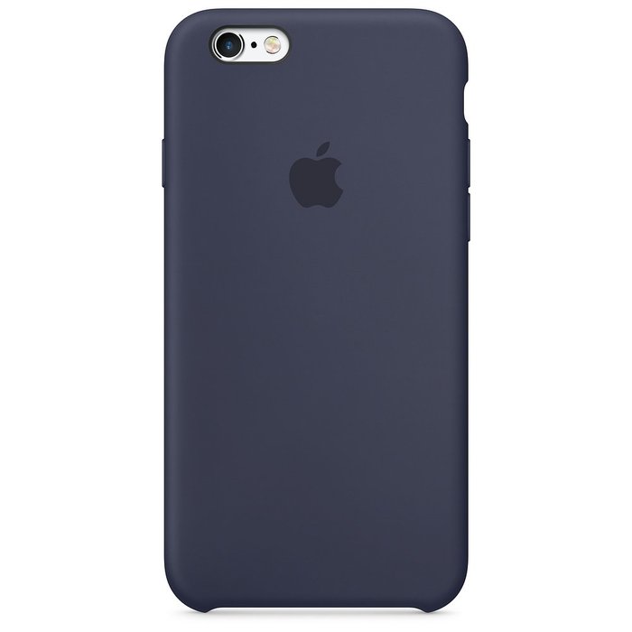 Силиконовый чехол темно-синий для iPhone 6/6S