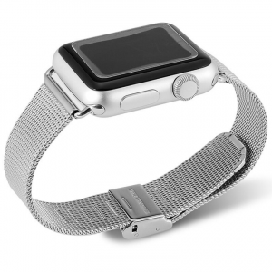 Ремінець Coteetci W2 сріблястий для Apple Watch 42/44/45/49 мм