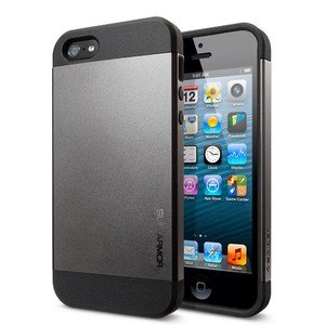 Чехол-накладка для Apple iPhone 5/5S - SGP Slim Armor черный