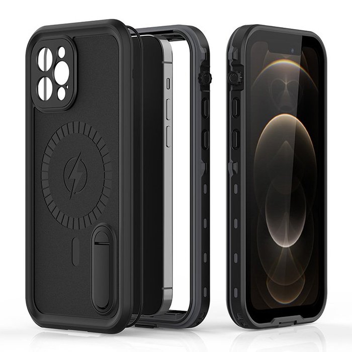 Защитные чехол Shellbox DOT Solid черный для iPhone 12 Pro