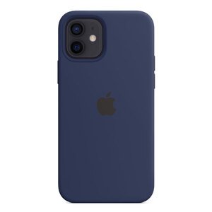 Силиконовый чехол синий для iPhone 12/12 Pro