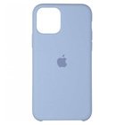 Силиконовый чехол светло-синий для iPhone 11