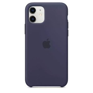Силиконовый чехол синий для iPhone 11
