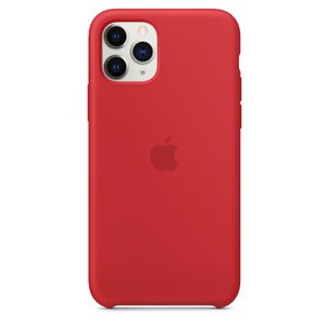 Силиконовый чехол красный для iPhone 11 Pro Max