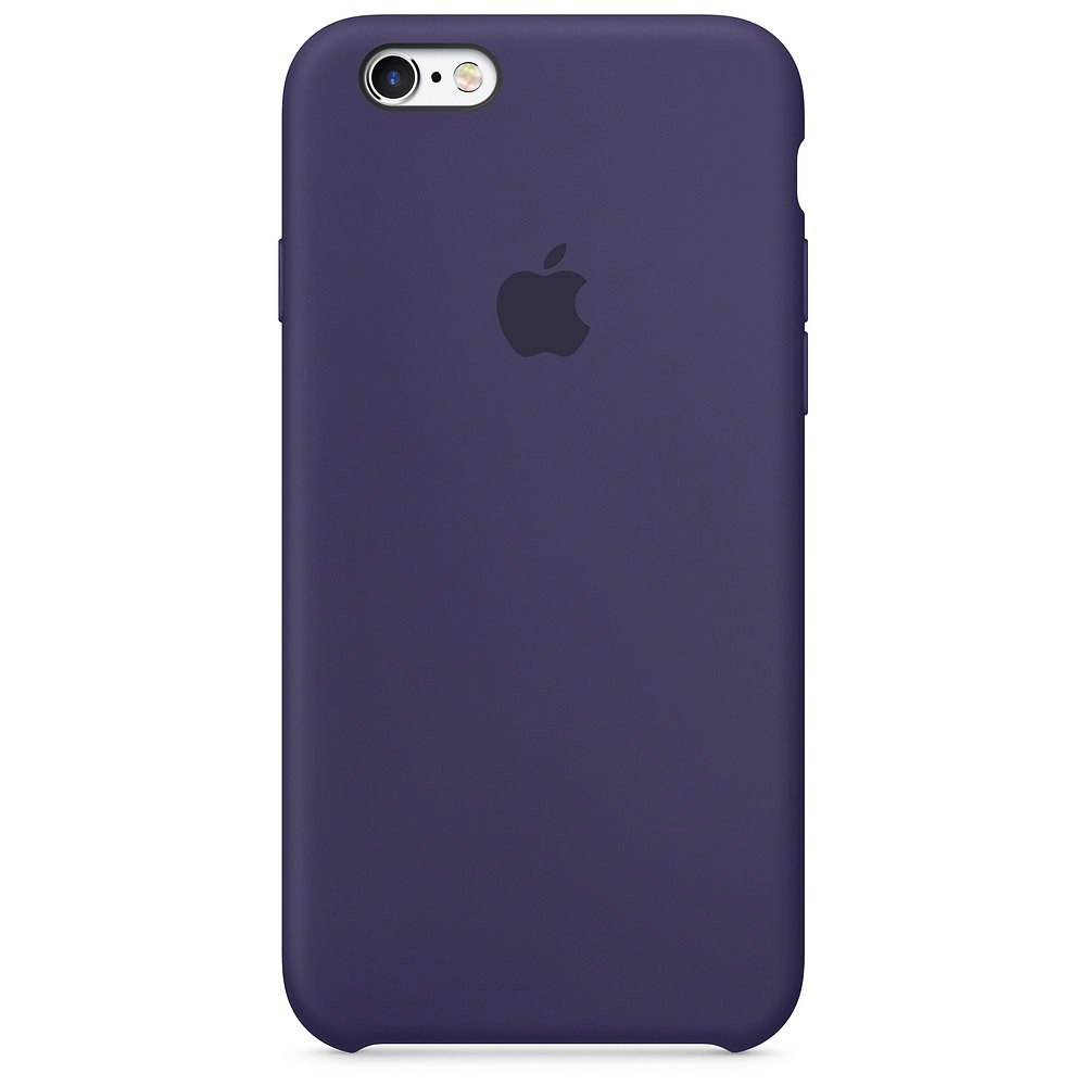 Силиконовый чехол фиолетовый для iPhone 6/6S