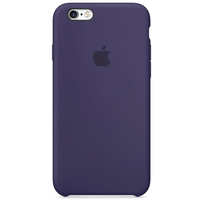 Силиконовый чехол фиолетовый для iPhone 6/6S