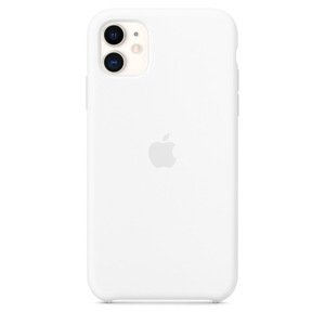 Силиконовый чехол белый для iPhone 11