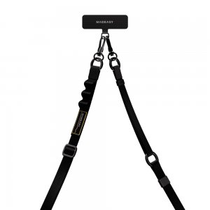 Ремінець Switcheasy 2-in-1 Utility Strap+Strap Card 20mm чорний для iPhone (MPHIPH218BK23)