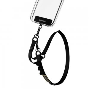 Ремінець Switcheasy 2-in-1 Utility Strap+Strap Card 20mm чорний для iPhone (MPHIPH218BK23)