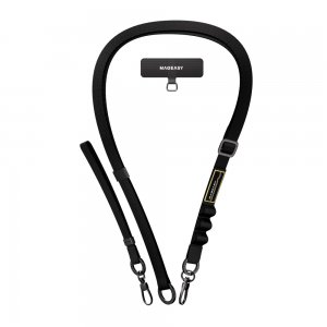Ремінець Switcheasy 2-in-1 Utility Strap+Strap Card 20mm чорний для iPhone (MPHIPH218BK23)