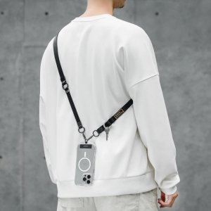 Ремінець Switcheasy 2-in-1 Utility Strap+Strap Card 20mm чорний для iPhone (MPHIPH218BK23)