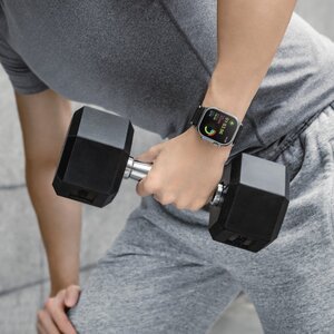 Ремінець Switcheasy Active Sport G-hook чорний для Apple Watch 42/44/45/49mm (MAW459160BK23)