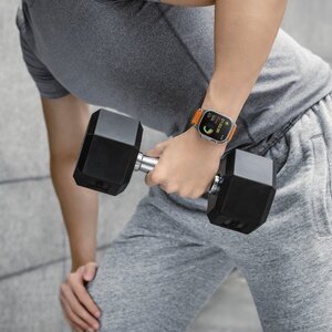 Ремінець Switcheasy Active Sport G-hook помаранчевий для Apple Watch 42/44/45/49mm (MAW459160OR23)