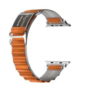 Ремінець Switcheasy Active Sport G-hook помаранчевий для Apple Watch 42/44/45/49mm (MAW459160OR23)