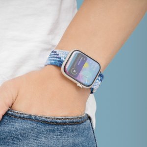 Нейлоновий ремінець Switcheasy Candy Braided синій для Apple Watch 40/41/42mm (SAW341237OE24)