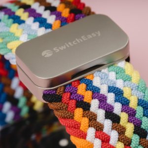 Нейлоновий ремінець Switcheasy Candy Braided Pride для Apple Watch 44/45/46/49mm (SAW459237PR24)