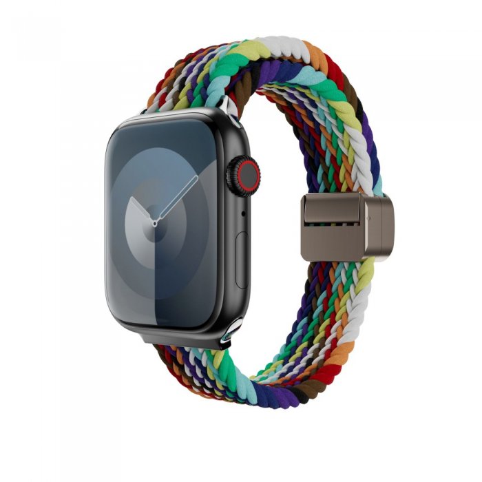 Нейлоновий ремінець Switcheasy Candy Braided Pride для Apple Watch 44/45/46/49mm (SAW459237PR24)