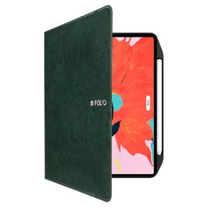 Чехол с держателем для стилуса SwitchEasy CoverBuddy Folio Lite зелёный для iPad Pro 12.9" (2020)