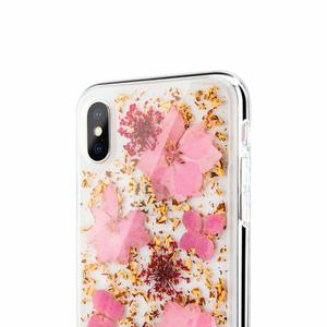Чохол SwitchEasy Flash Luscious прозорий з рожевими квітами для iPhone XS Max