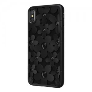 3D чехол Switcheasy Fleur чёрный для iPhone XS Max
