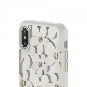 3D чохол Switcheasy Fleur білий для iPhone XS Max