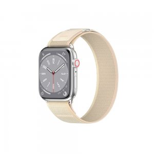 Нейлоновий ремінець Switcheasy Flex Woven бежевий для Apple Watch 38/40/41mm (SAW341161SI23)