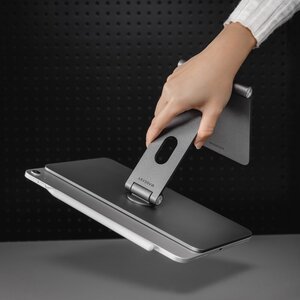 Підставка Switcheasy FlipMount Magnetic iPad 12.9" Stand сіра (MPD129100SG22)