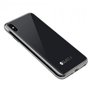 Скляний чохол Switcheasy Glass X чорний для iPhone XS Max