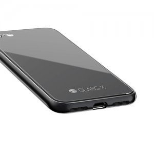 Стеклянный чехол SwitchEasy Glass X черный для iPhone 7/8/SE 2020
