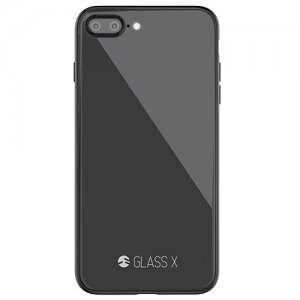 Скляний чохол SwitchEasy Glass X чорний для iPhone 7 Plus/8 Plus