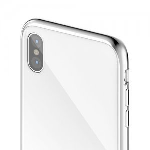 Скляний чохол Switcheasy Glass X білий для iPhone X/XS