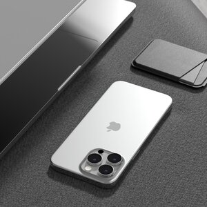 Захисне скло Switcheasy LenzGuard Sapphire срібне для iPhone 15 Pro/Pro Max (MPH51P029SV23)