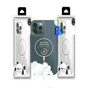 Чохол із підтримкою MagSafe Switcheasy MagClear сірий для iPhone 12 mini