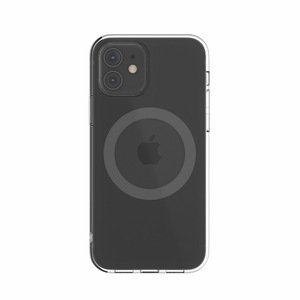 Чехол с поддержкой MagSafe Switcheasy MagClear серый для iPhone 12 mini