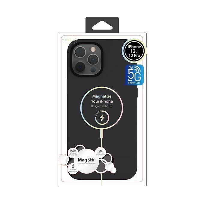 Чохол із підтримкою MagSafe Switcheasy MagSkin чорний для iPhone 12 Pro Max Чохол із підтримкою MagSafe Switcheasy MagSkin чорний для iPhone 12 Pro Max