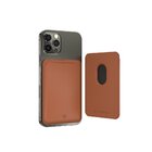 Магнитный карман-кошелек Switcheasy MagWallet для iPhone 12/12 Pro/12 Pro Max коричневый (GS-103-168-229-146)